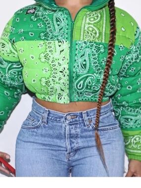 Paisley Cropped Jacket